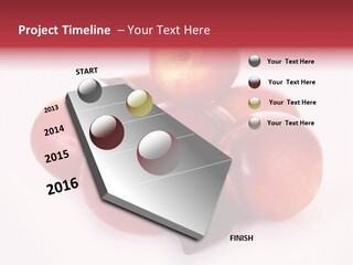 Macro Fresh Circle PowerPoint Template