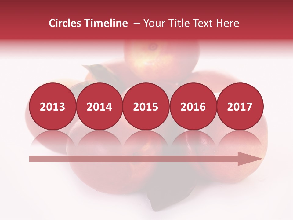 Macro Fresh Circle PowerPoint Template