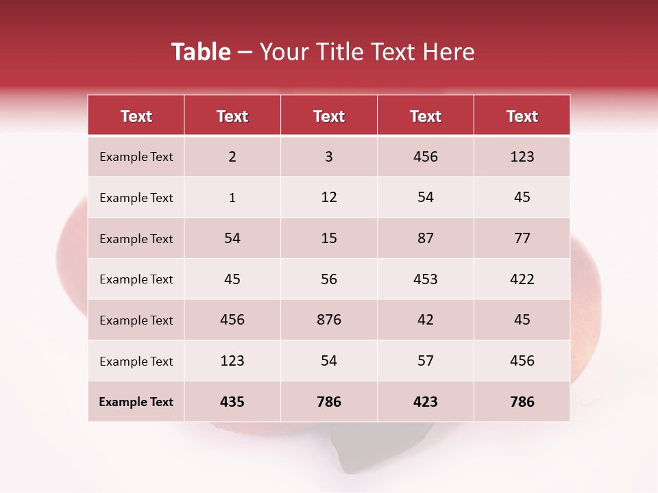 Macro Fresh Circle PowerPoint Template