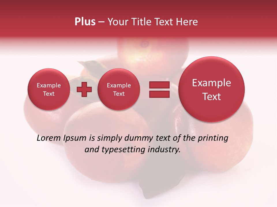Macro Fresh Circle PowerPoint Template