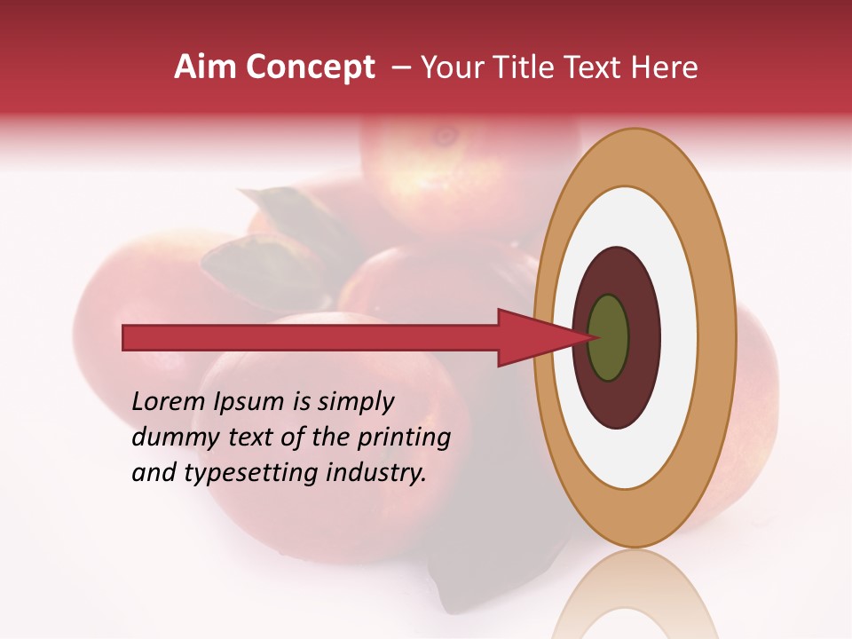 Macro Fresh Circle PowerPoint Template