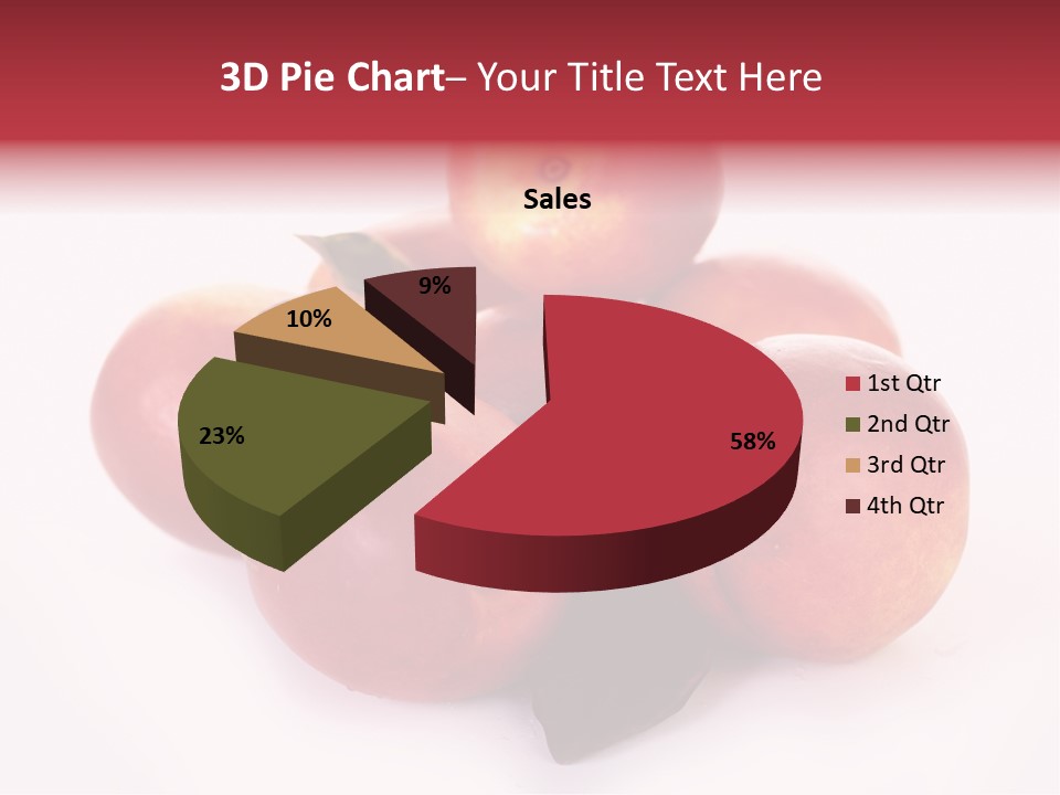 Macro Fresh Circle PowerPoint Template
