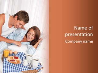 Juice Couple Pleasure PowerPoint Template