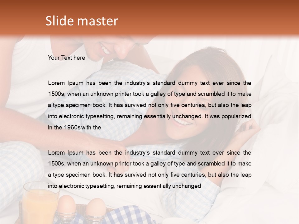 Juice Couple Pleasure PowerPoint Template