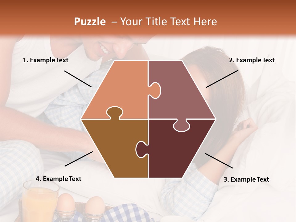 Juice Couple Pleasure PowerPoint Template