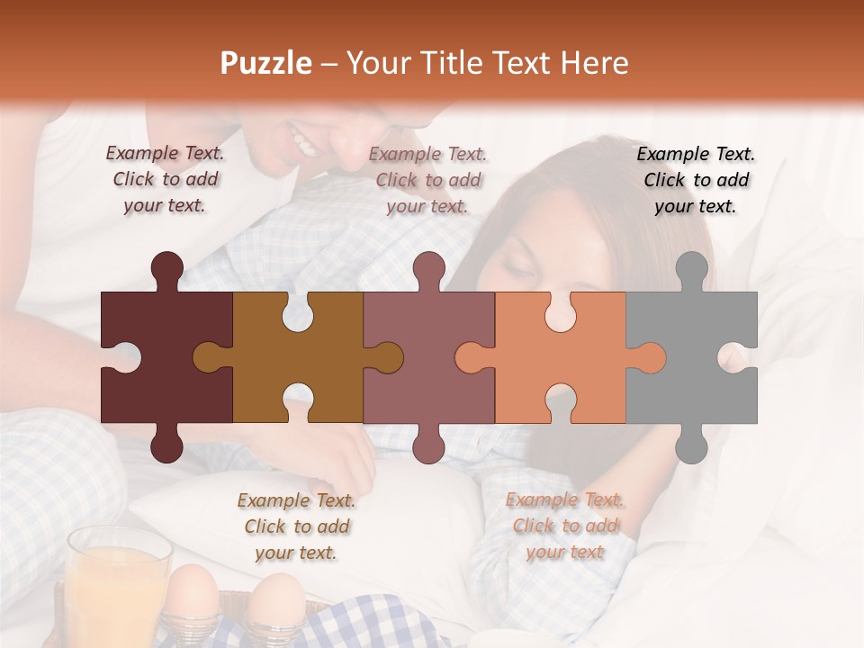 Juice Couple Pleasure PowerPoint Template