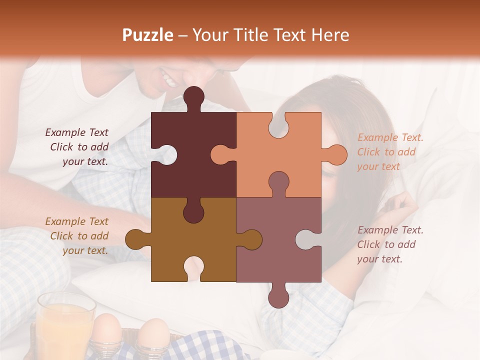 Juice Couple Pleasure PowerPoint Template