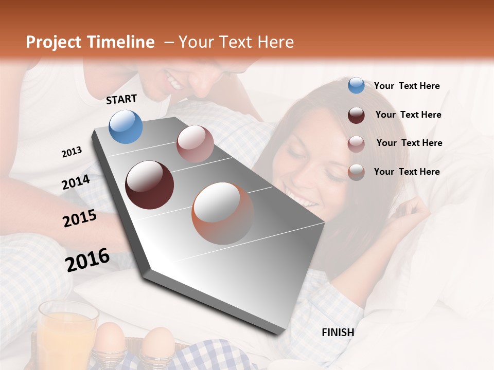 Juice Couple Pleasure PowerPoint Template