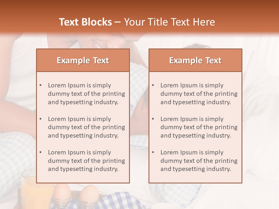 Juice Couple Pleasure PowerPoint Template
