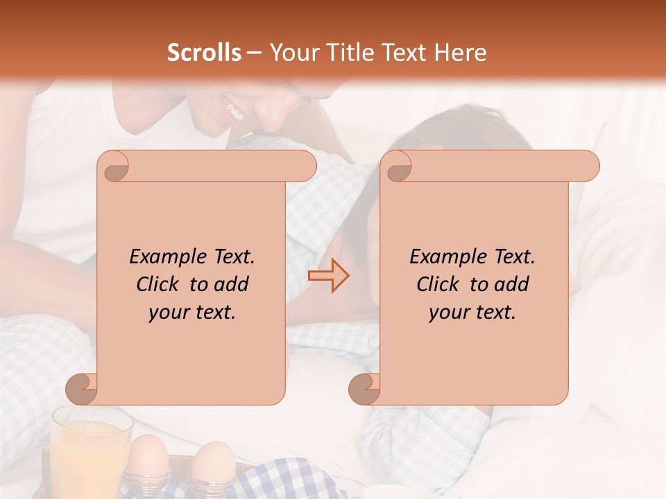 Juice Couple Pleasure PowerPoint Template