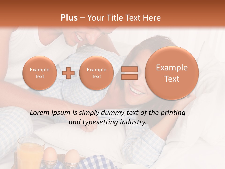 Juice Couple Pleasure PowerPoint Template