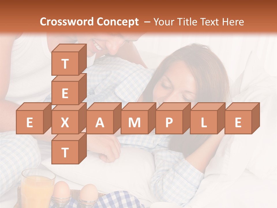 Juice Couple Pleasure PowerPoint Template