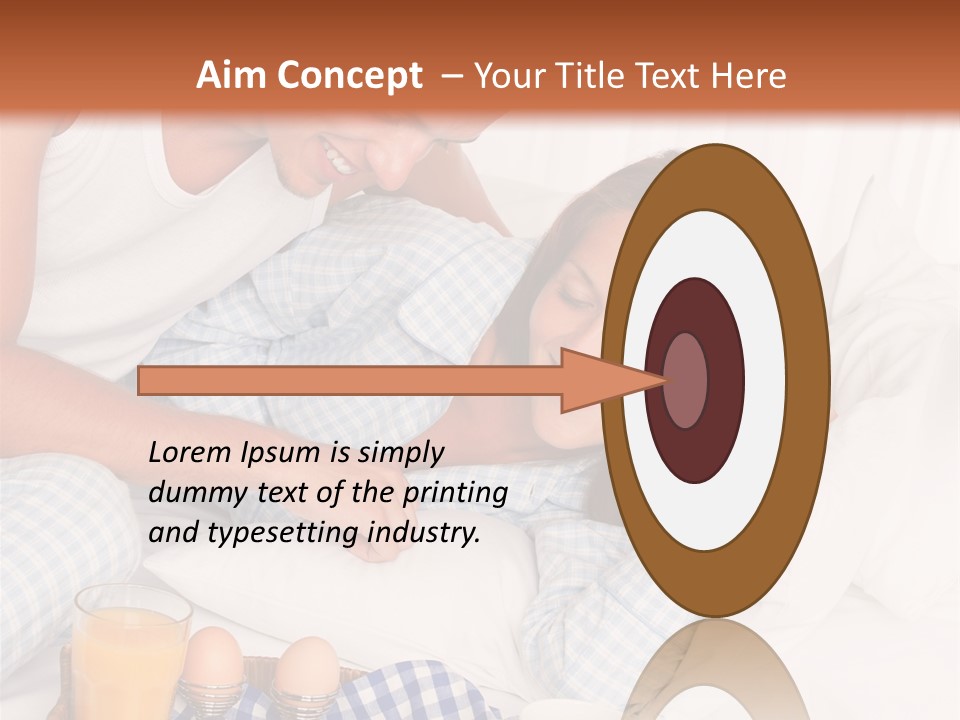 Juice Couple Pleasure PowerPoint Template