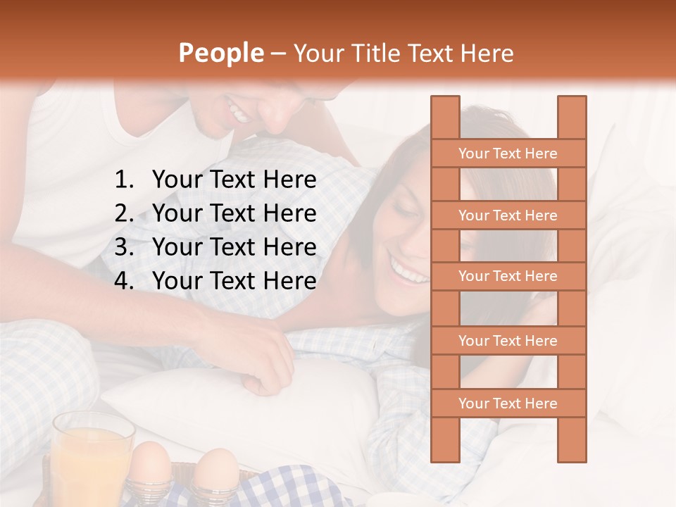 Juice Couple Pleasure PowerPoint Template