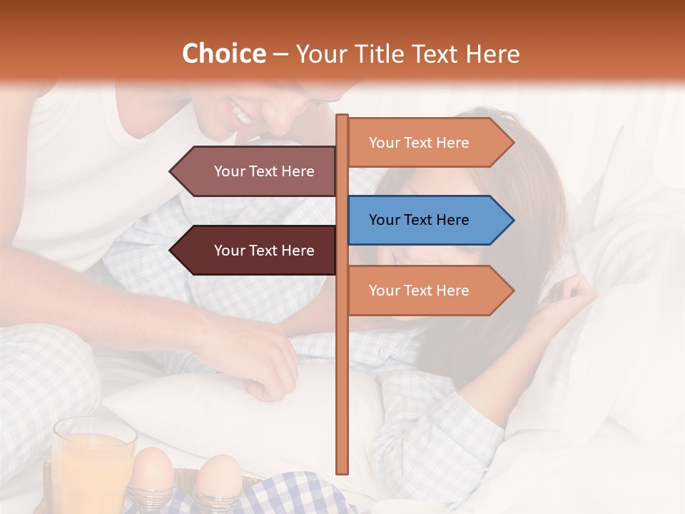 Juice Couple Pleasure PowerPoint Template