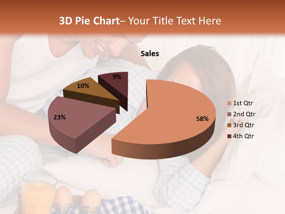 Juice Couple Pleasure PowerPoint Template