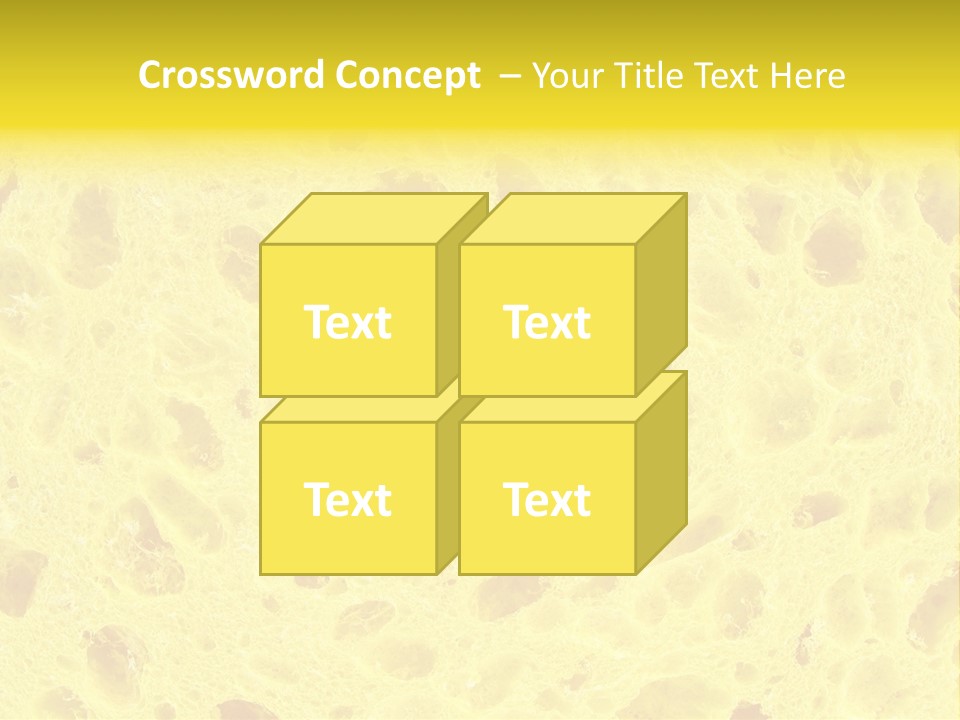 Sponge Surface PowerPoint Template