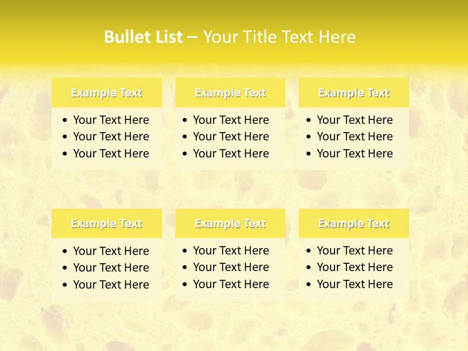 Sponge Surface PowerPoint Template