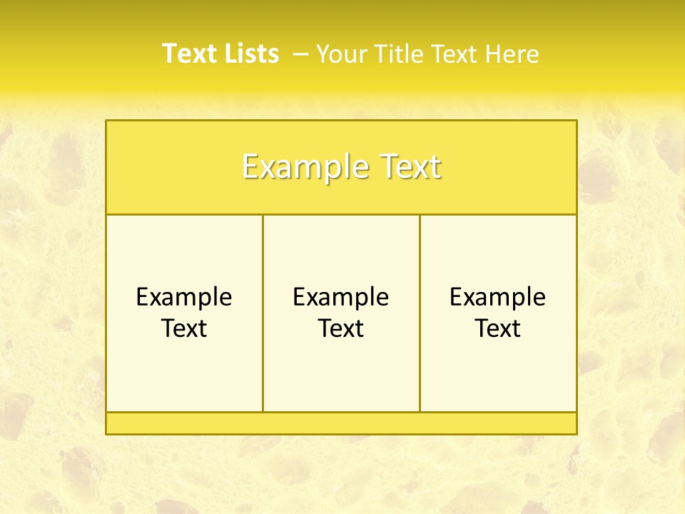Sponge Surface PowerPoint Template