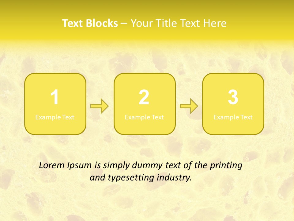 Sponge Surface PowerPoint Template