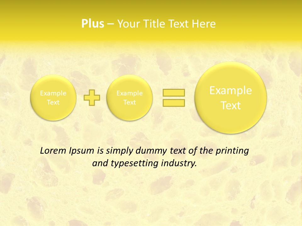 Sponge Surface PowerPoint Template