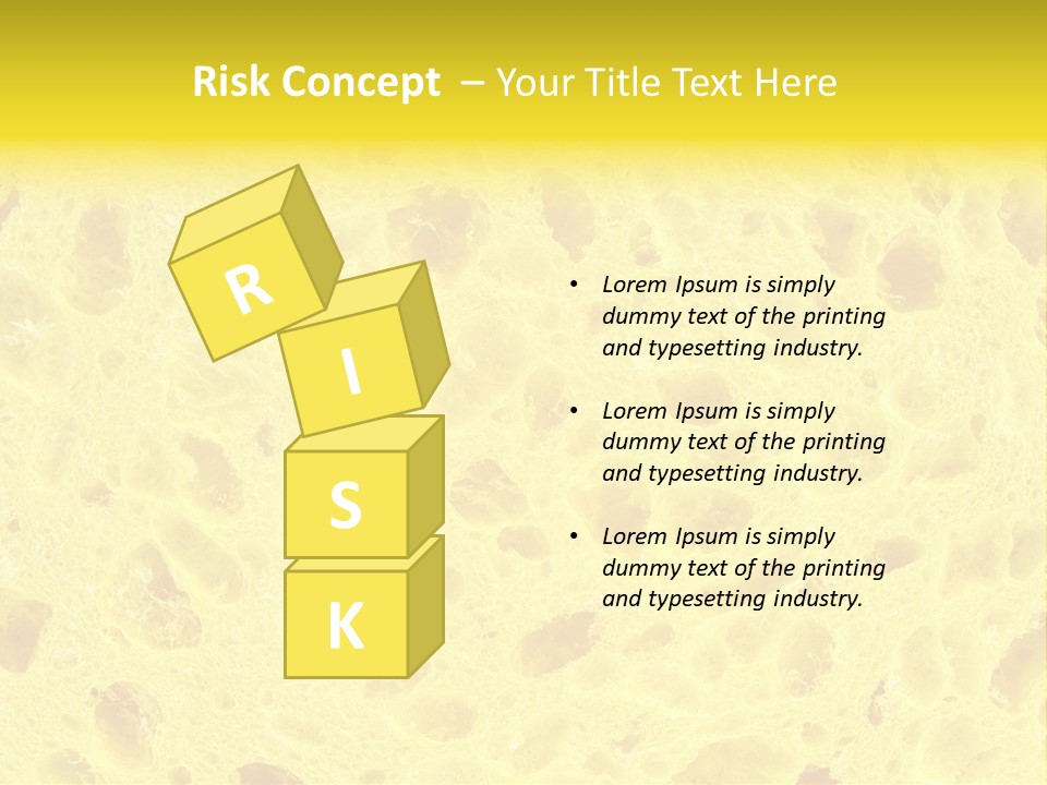 Sponge Surface PowerPoint Template