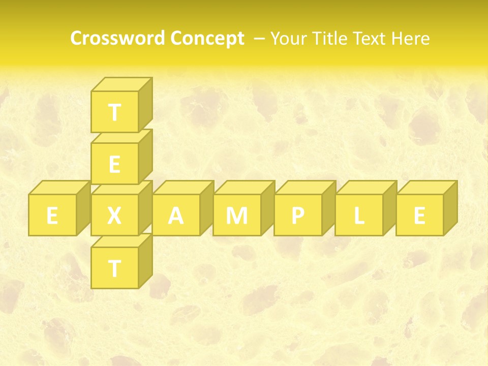 Sponge Surface PowerPoint Template