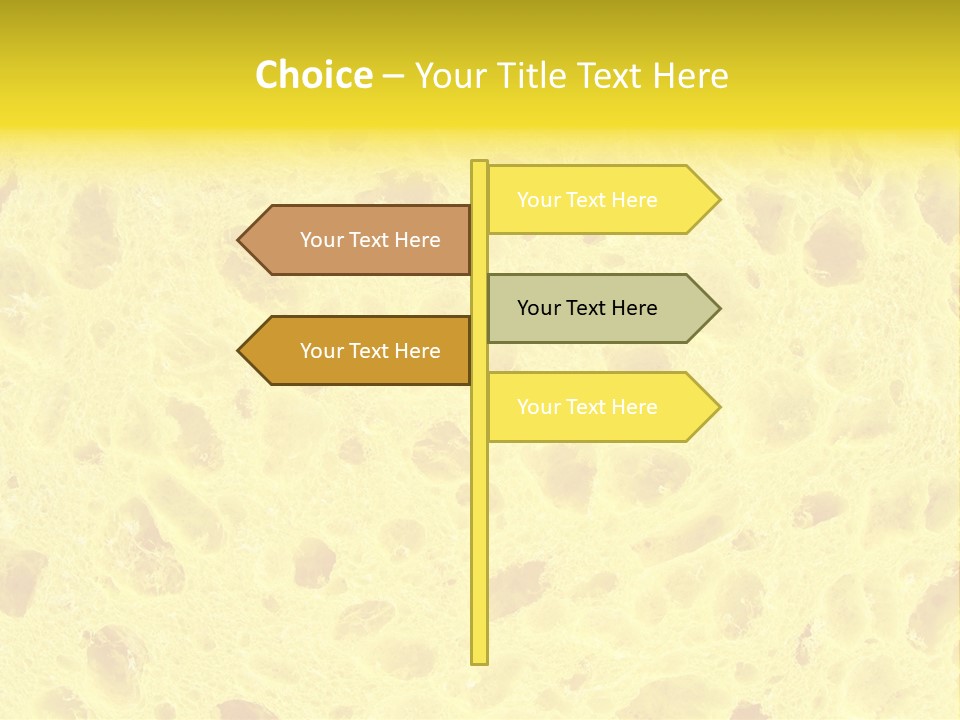 Sponge Surface PowerPoint Template