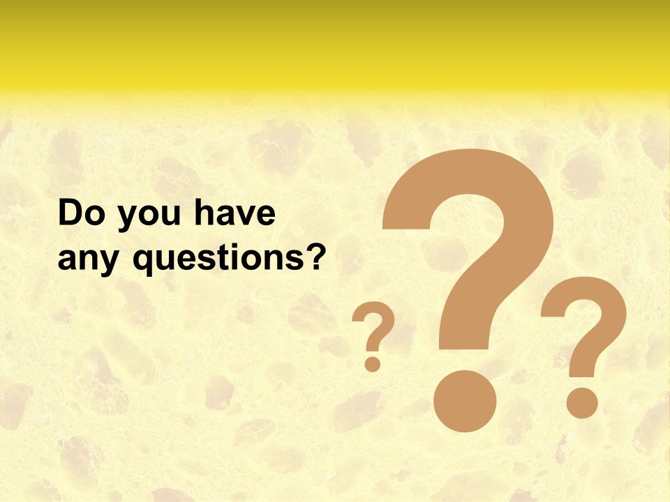 Sponge Surface PowerPoint Template