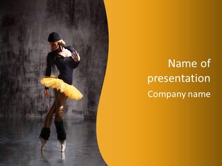 Modern Dance Poses PowerPoint Template