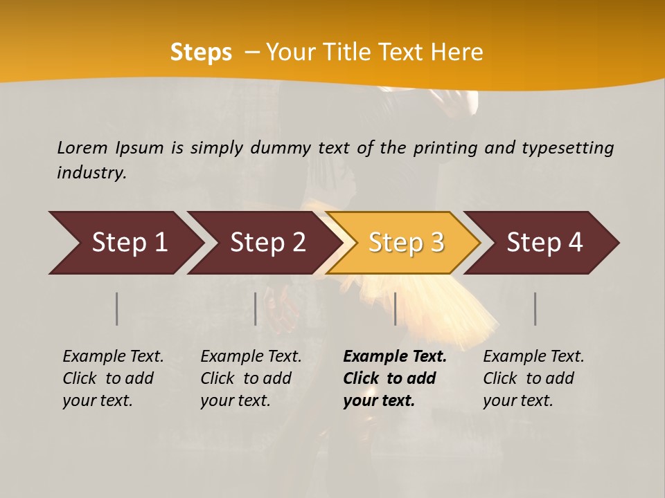 Modern Dance Poses PowerPoint Template