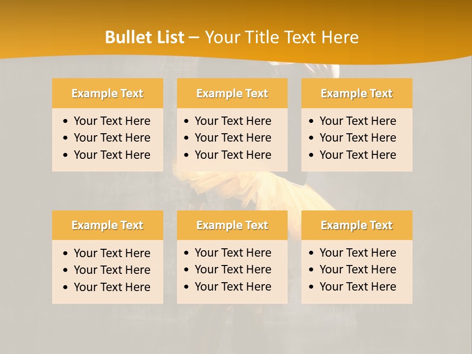 Modern Dance Poses PowerPoint Template