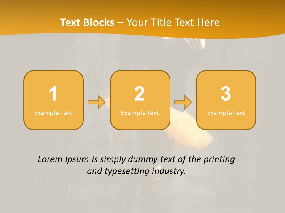 Modern Dance Poses PowerPoint Template