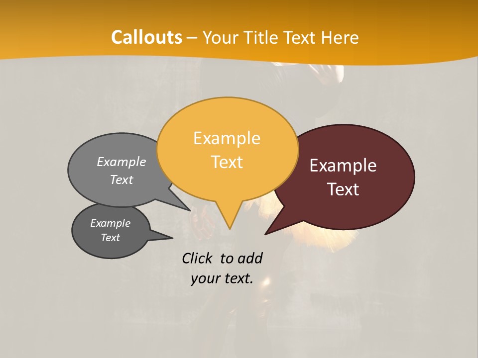 Modern Dance Poses PowerPoint Template