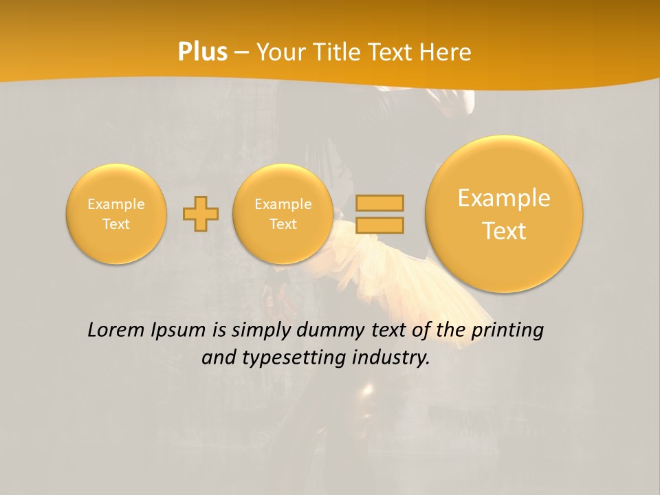 Modern Dance Poses PowerPoint Template