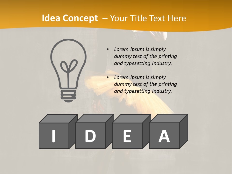 Modern Dance Poses PowerPoint Template