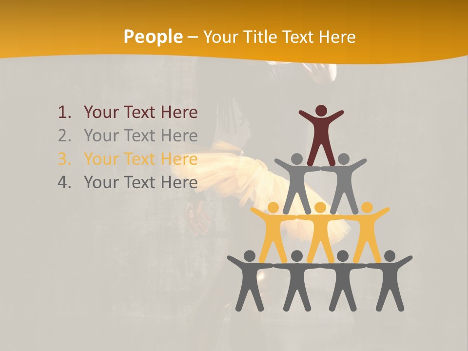 Modern Dance Poses PowerPoint Template