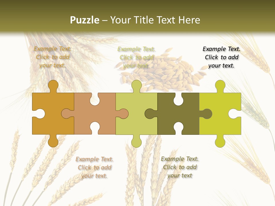 Dry Hay Wheat PowerPoint Template