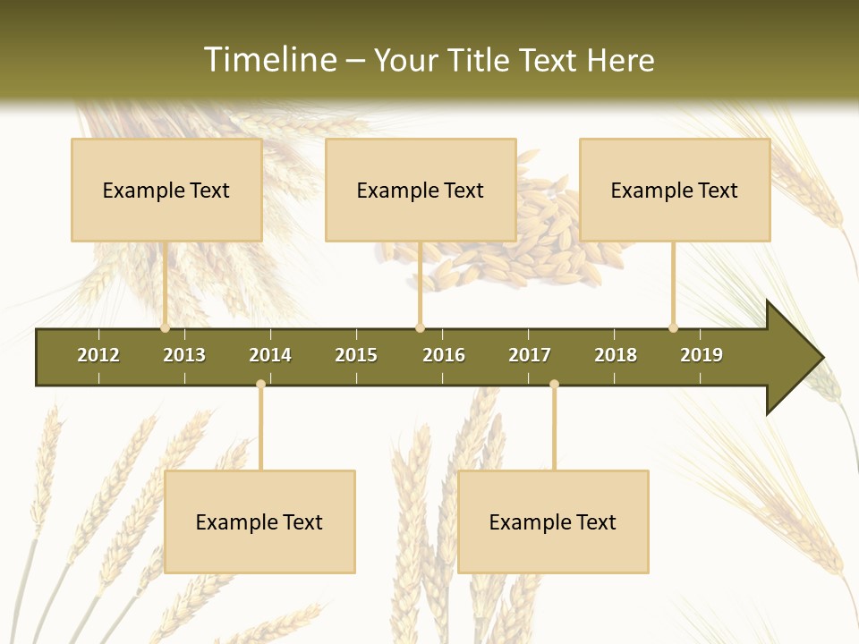 Dry Hay Wheat PowerPoint Template