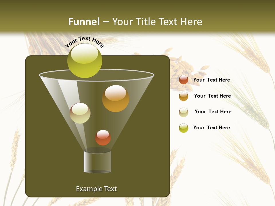 Dry Hay Wheat PowerPoint Template