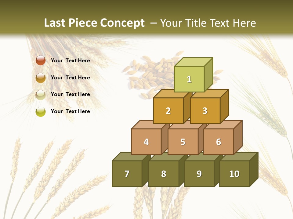 Dry Hay Wheat PowerPoint Template