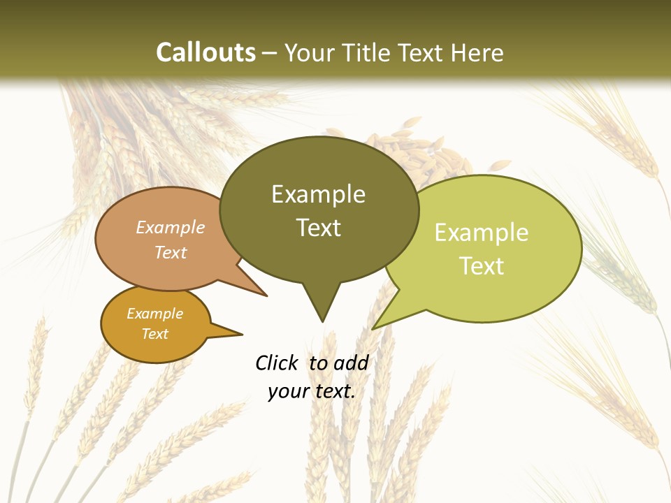 Dry Hay Wheat PowerPoint Template