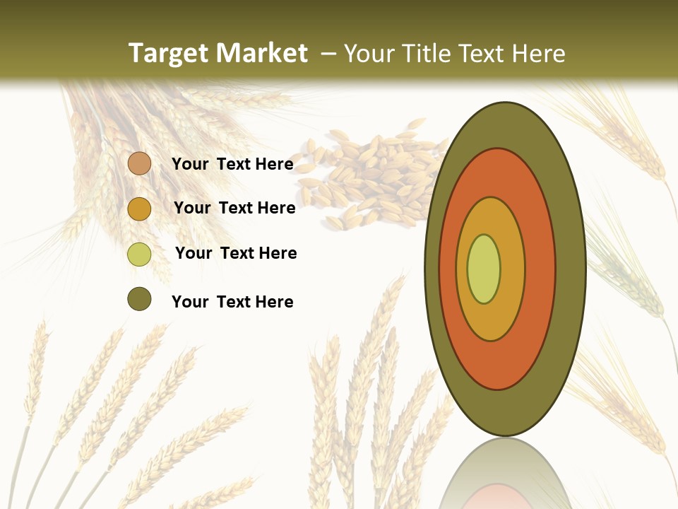 Dry Hay Wheat PowerPoint Template