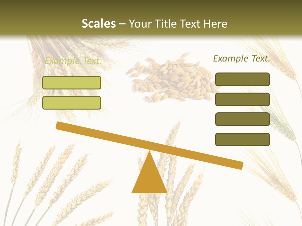 Dry Hay Wheat PowerPoint Template