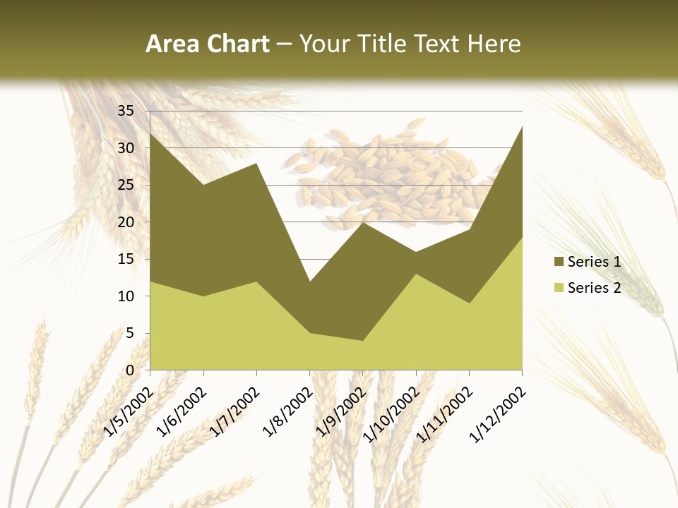 Dry Hay Wheat PowerPoint Template