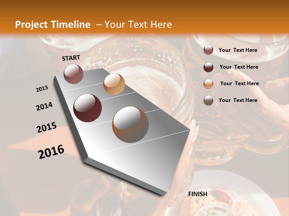 Germany Glass Tracht PowerPoint Template