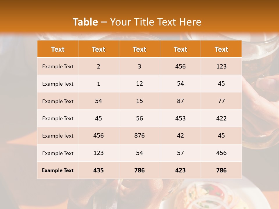 Germany Glass Tracht PowerPoint Template