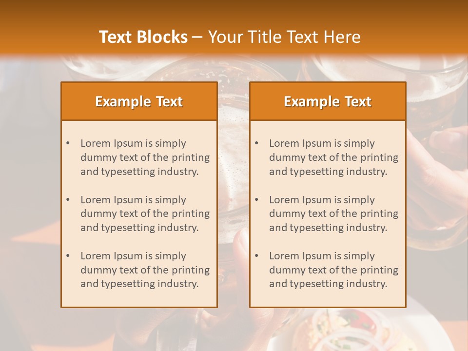 Germany Glass Tracht PowerPoint Template