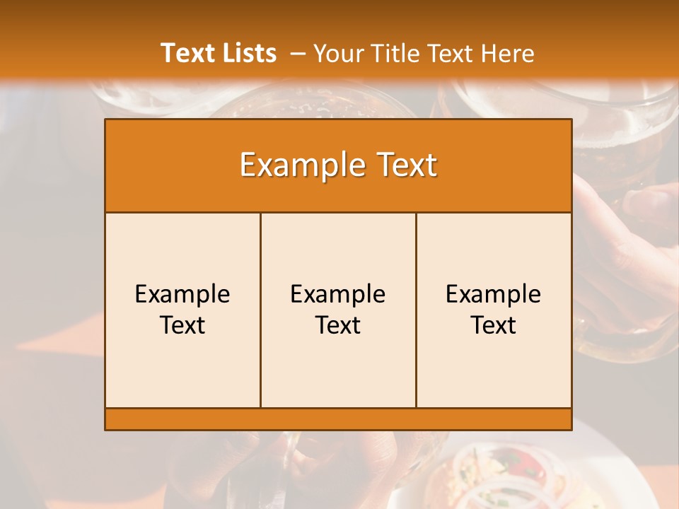 Germany Glass Tracht PowerPoint Template