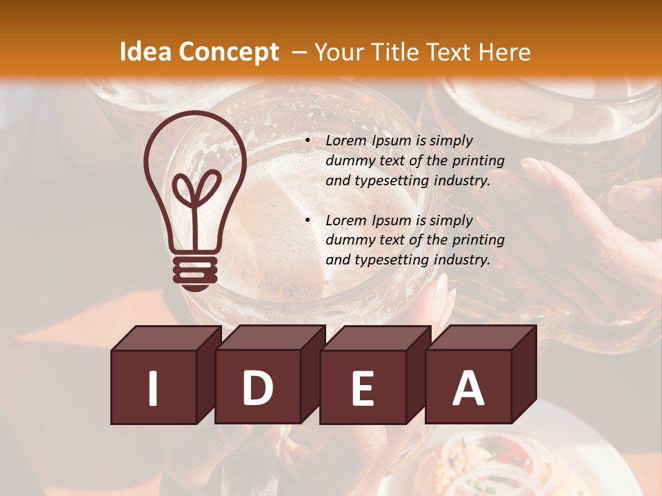 Germany Glass Tracht PowerPoint Template